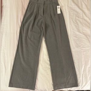 COPY - Abercrombie women’s gray wide leg pant
